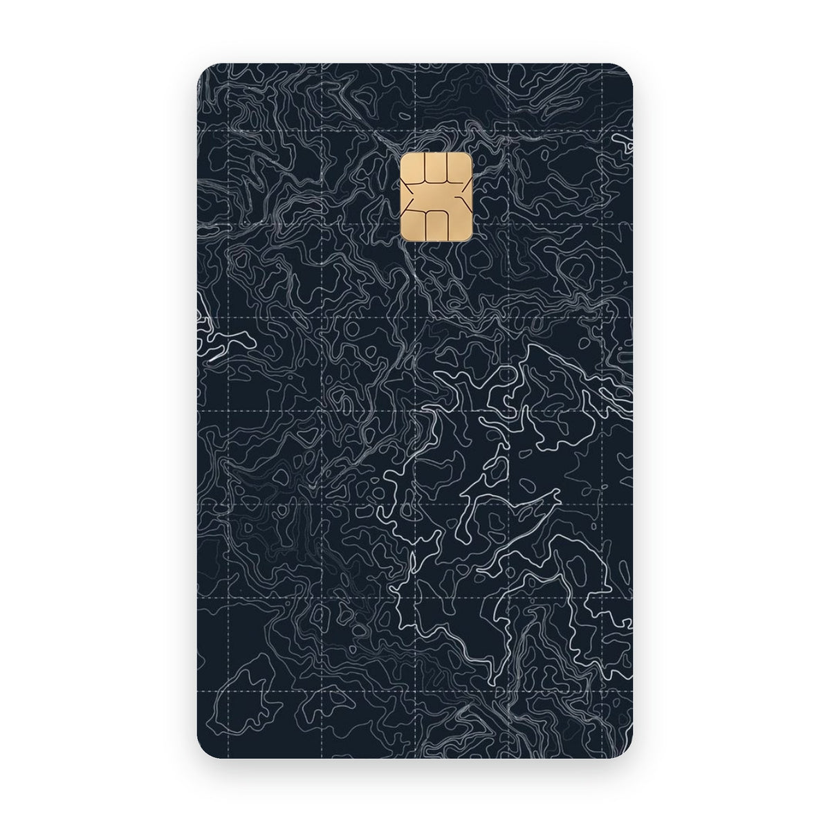 Relief card sticker on a bank card