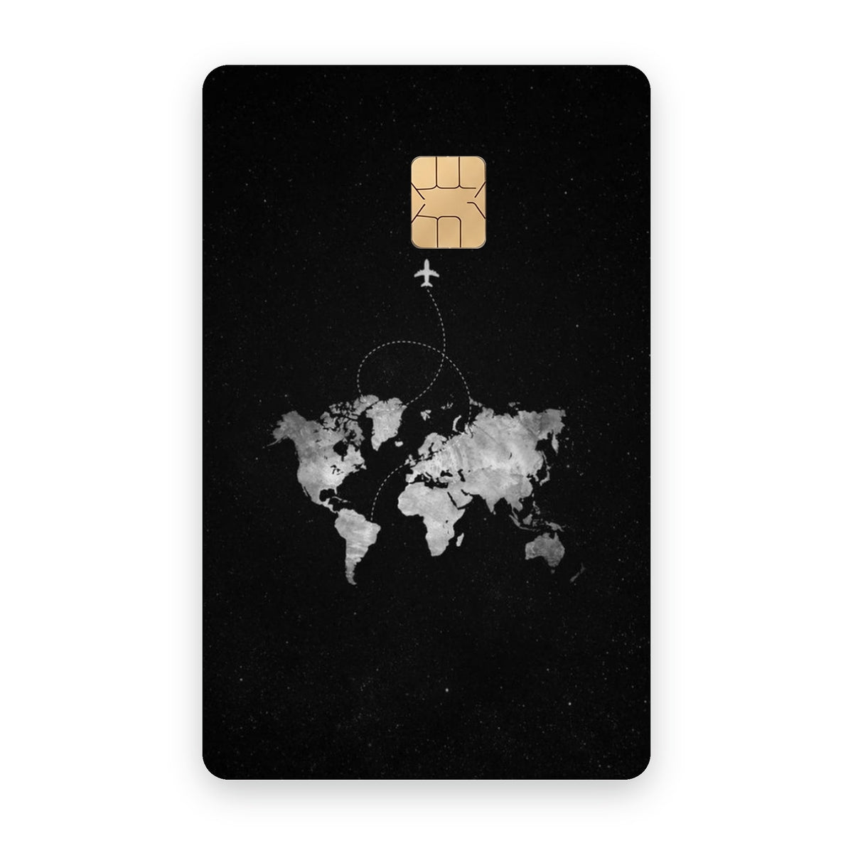 World Travel card sticker on a bank card