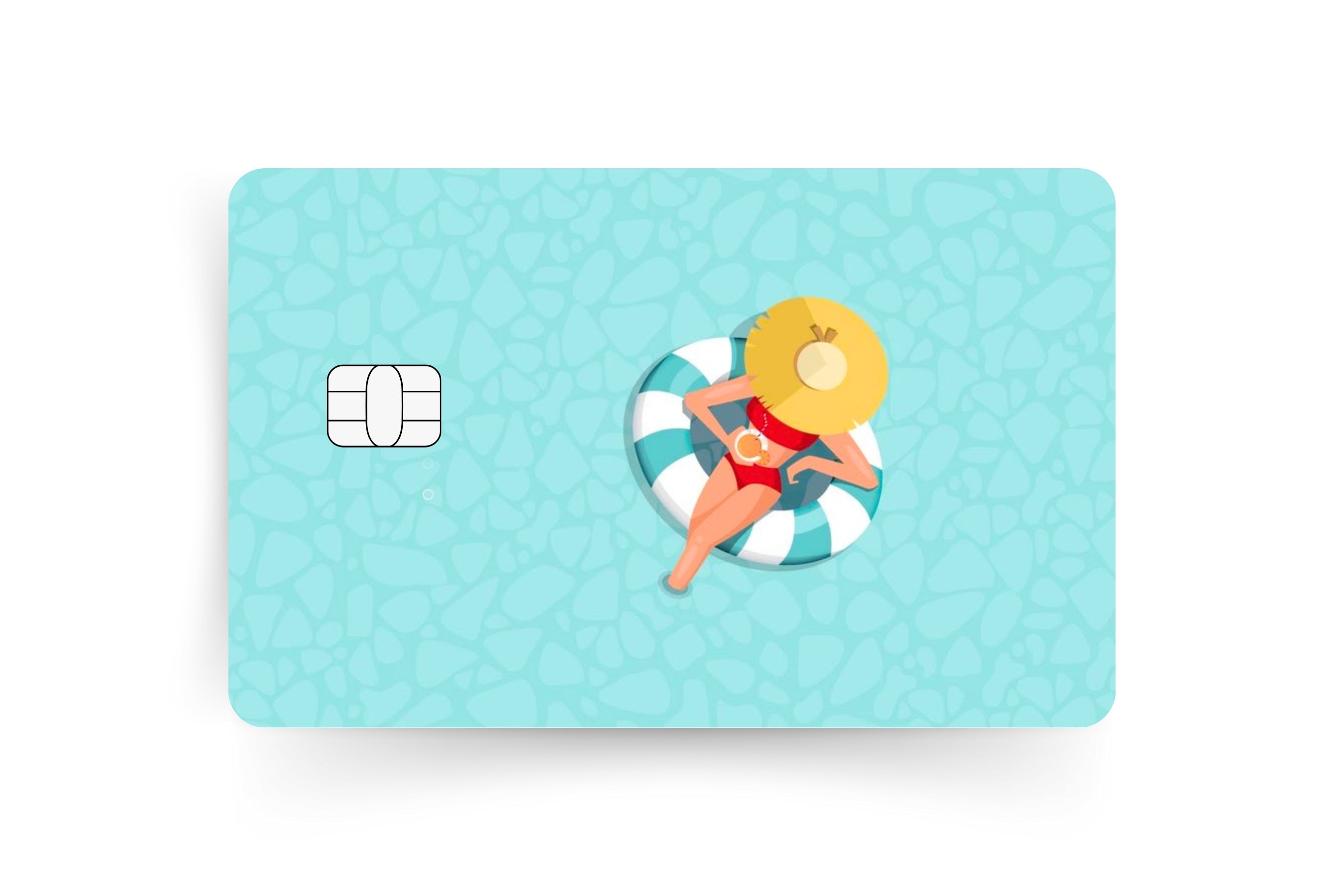 Swimming Pool - Durable & Personalized Card Sticker | Pettypurse