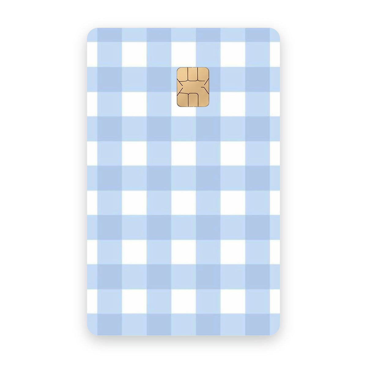 Picnic card sticker on a bank card