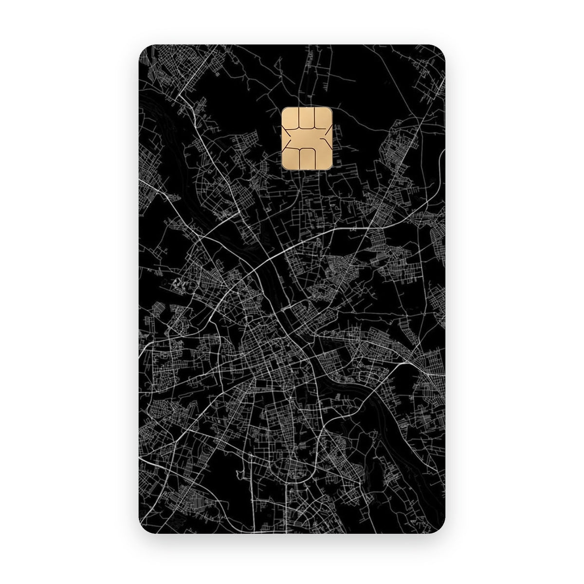 City Grid card sticker on a bank card