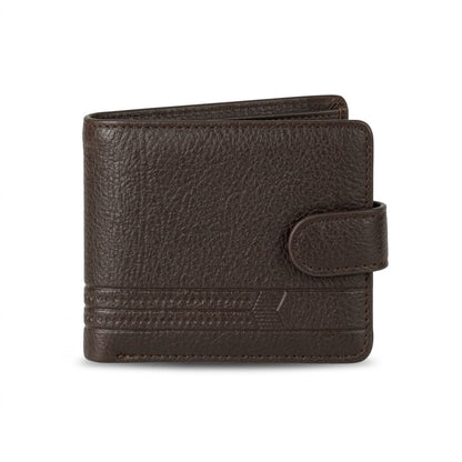 Bifold Wallet in Brown, front