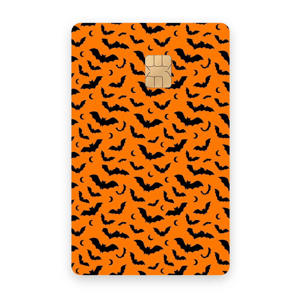 Bats card sticker on a card