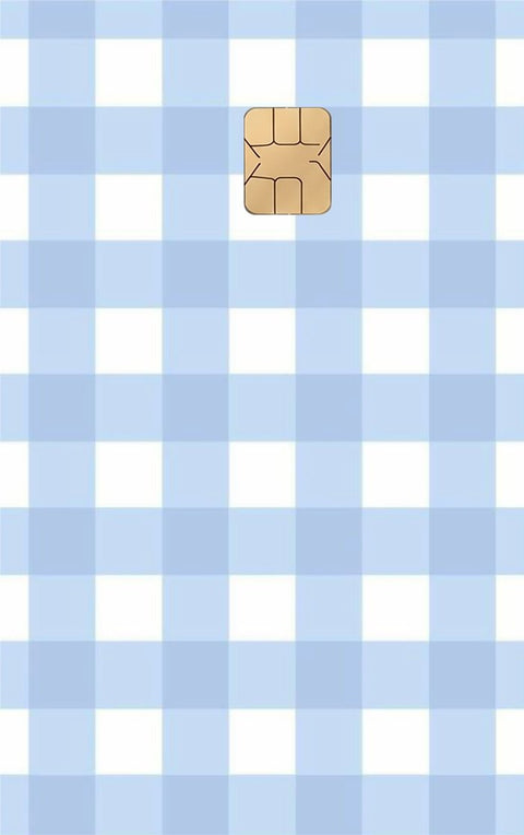 Picnic card sticker on a bank card