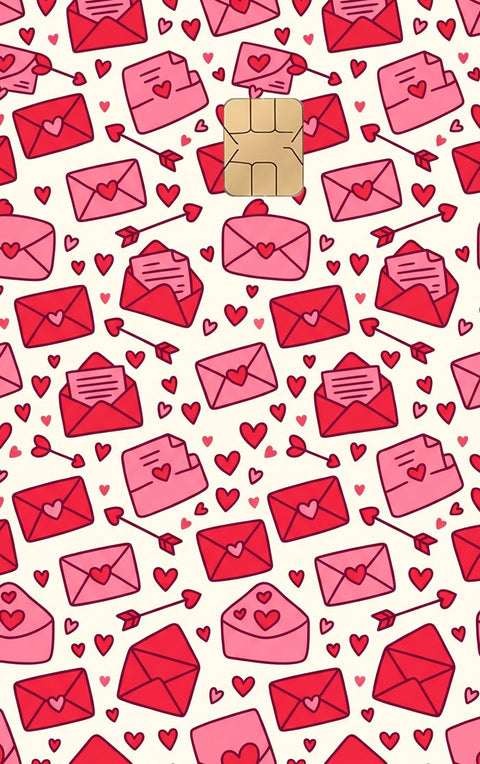 Love Letters card sticker design