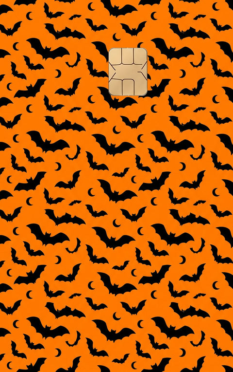 Bats card sticker design